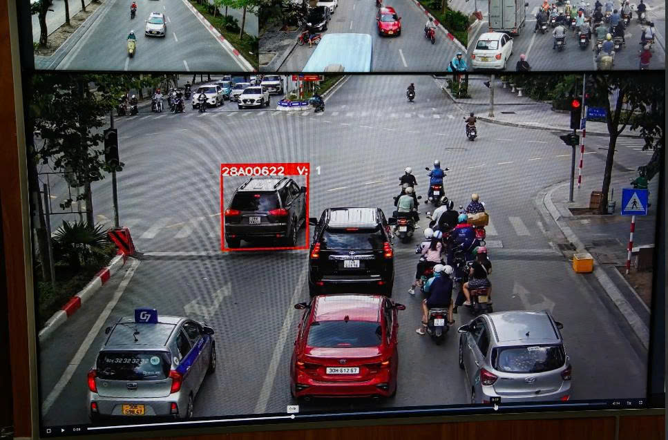 Hệ thống camera giám sát tại Bắc Ninh ghi nhận hàng trăm trường hợp vi phạm giao thông chỉ trong một tuần