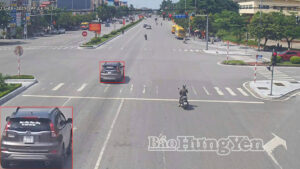 Phương tiện vi phạm không chấp hành hiệu lệnh của đèn tín hiệu giao thông.