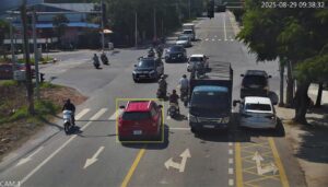 Trường hợp ô tô vi phạm giao thông được phát hiện qua hệ thống camera giám sát dẫn đến phạt nguội (Ảnh: Công an tỉnh Bắc Ninh)