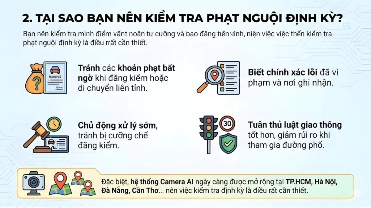 Ai nên kiểm tra phạt nguội